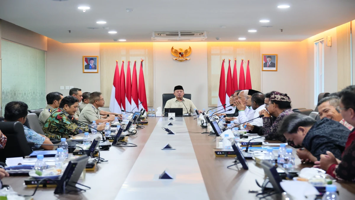 Taruh Perhatian Khusus Terhadap Penyelesaian Pendaftaran Tanah Rumah Ibadah, Menteri Nusron Adakan Rakor dengan Organisasi Lintas Agama