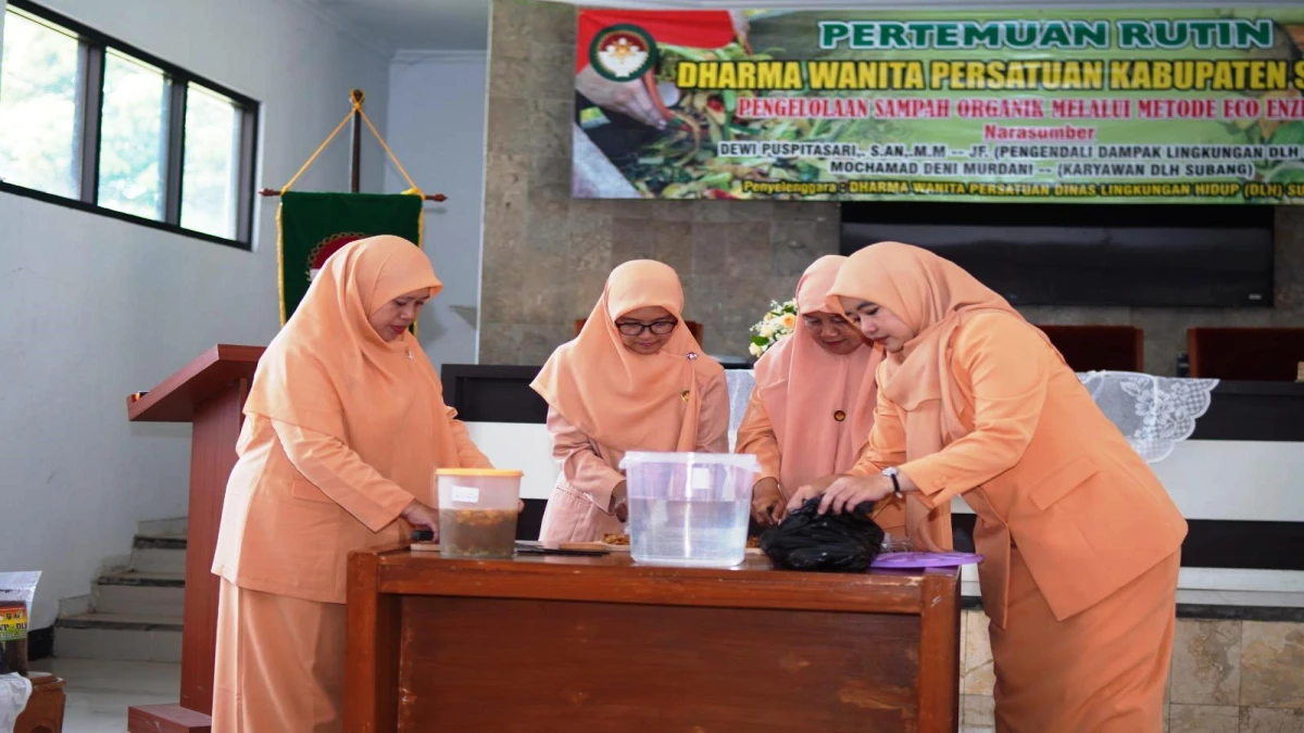 DWP Subang Edukasi Pengelolaan Sampah Metode Eco Enzyme