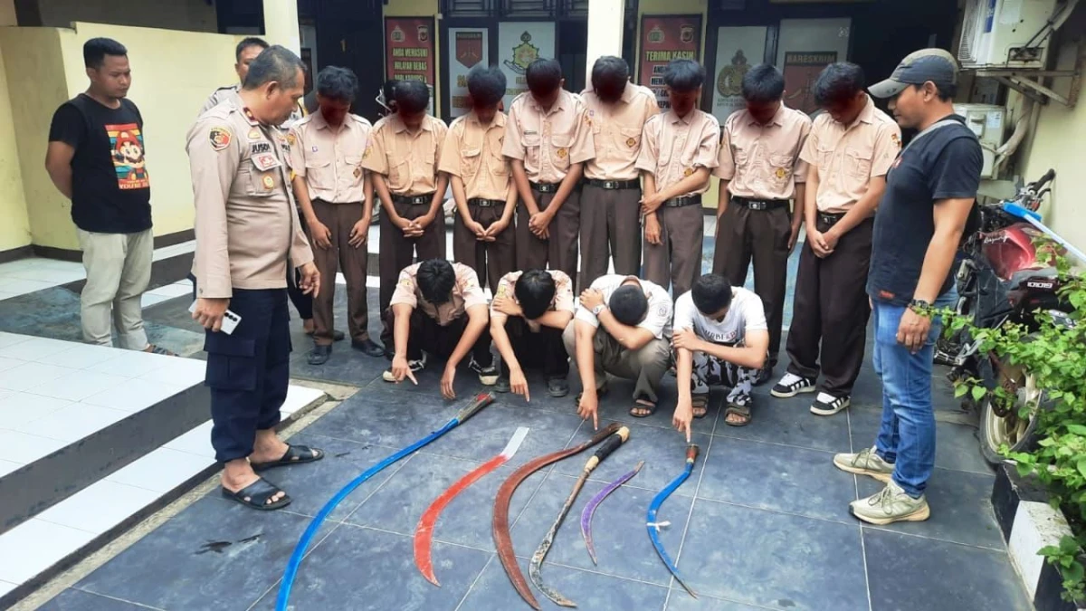 Diduga Hendak Tawuran, 12 Remaja Diamankan Polisi di Subang