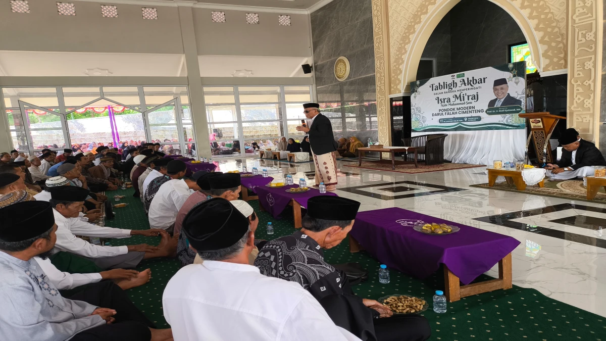 Pondok Pesantren Modern Darul Falah Gelar Tabligh Akbar Peringati Isra Mi'raj