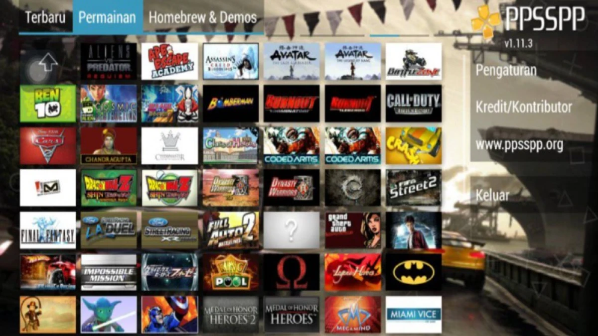Kumpulan Game PPSSPP Ukuran Kecil yang Bisa Kamu Coba