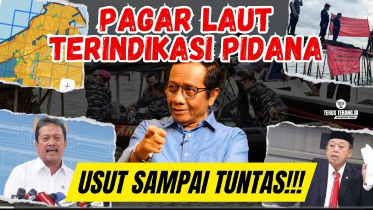 Pagar Laut Tangerang Bersertifikat, Kok Bisa Resmi di Laut?