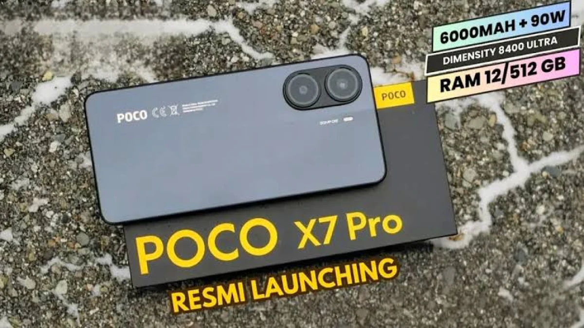 Spesifikasi dan Harga POCO X7 Pro 5G Meluncur dengan Performa Gila!