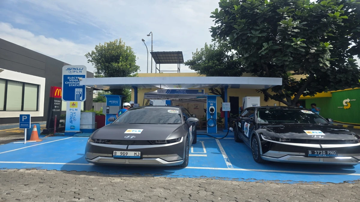 PLN UP3 Karawang Pastikan Keandalan SPKLU untuk Touring EV KOLEKSI Jakarta-Bali