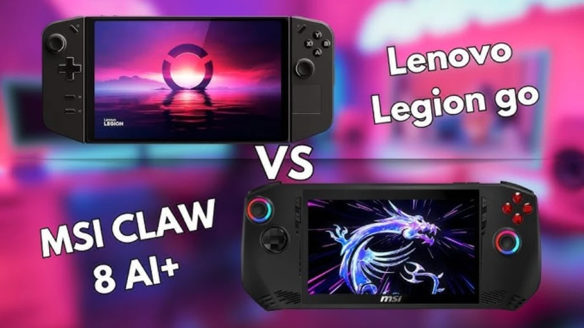 MSI Claw 8 AI Plus vs Lenovo Legion Go: Pilih Handheld Gaming Terbaik untuk 2025