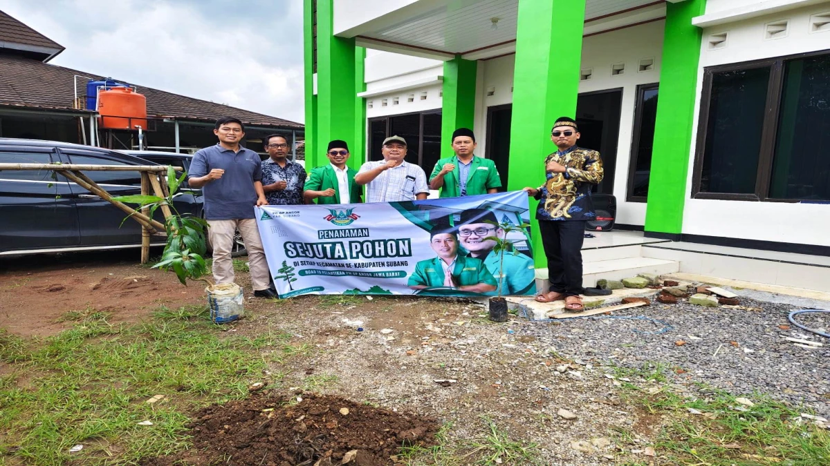 Mitigasi Perubahan Iklim, GP Ansor Tanam 10 Ribu Pohon