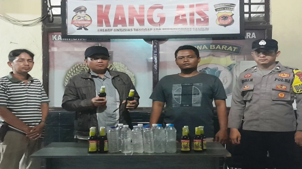 Pemicu Kriminalitas, Polsek Pusakanagara Gencar Razia Miras
