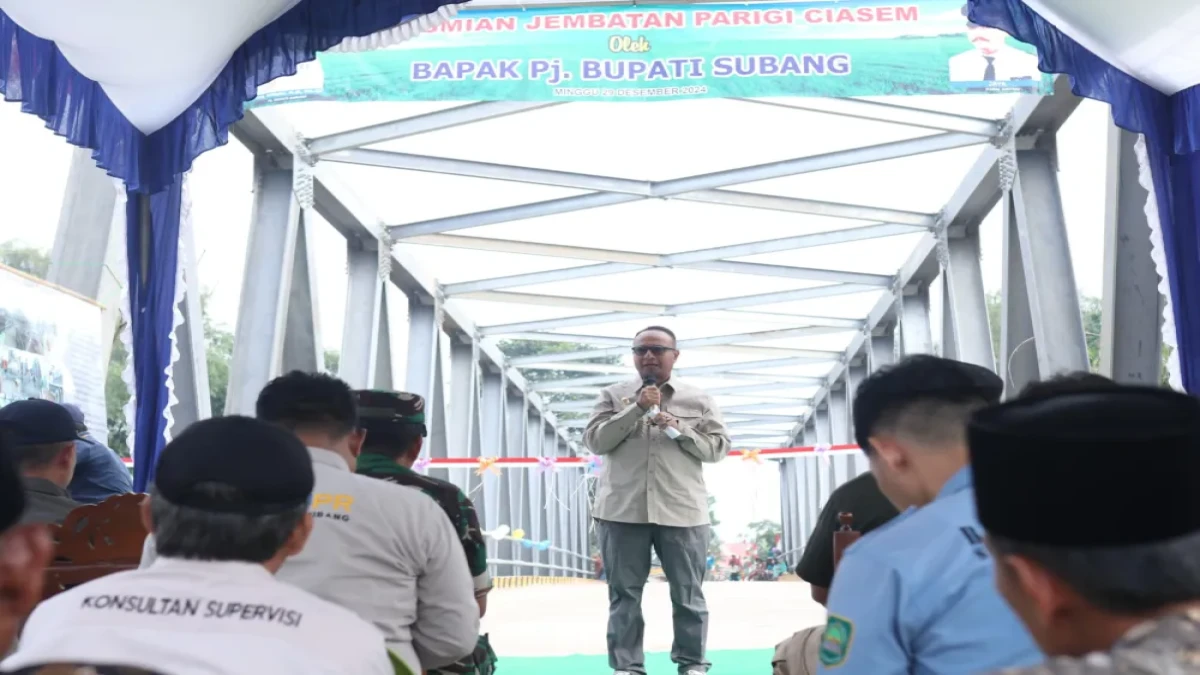 Sukses Bangun 10 Jembatan Tahun 2024, Dinas PUPR Subang Rencanakan Bangun 26 Jembatan Tahun Ini