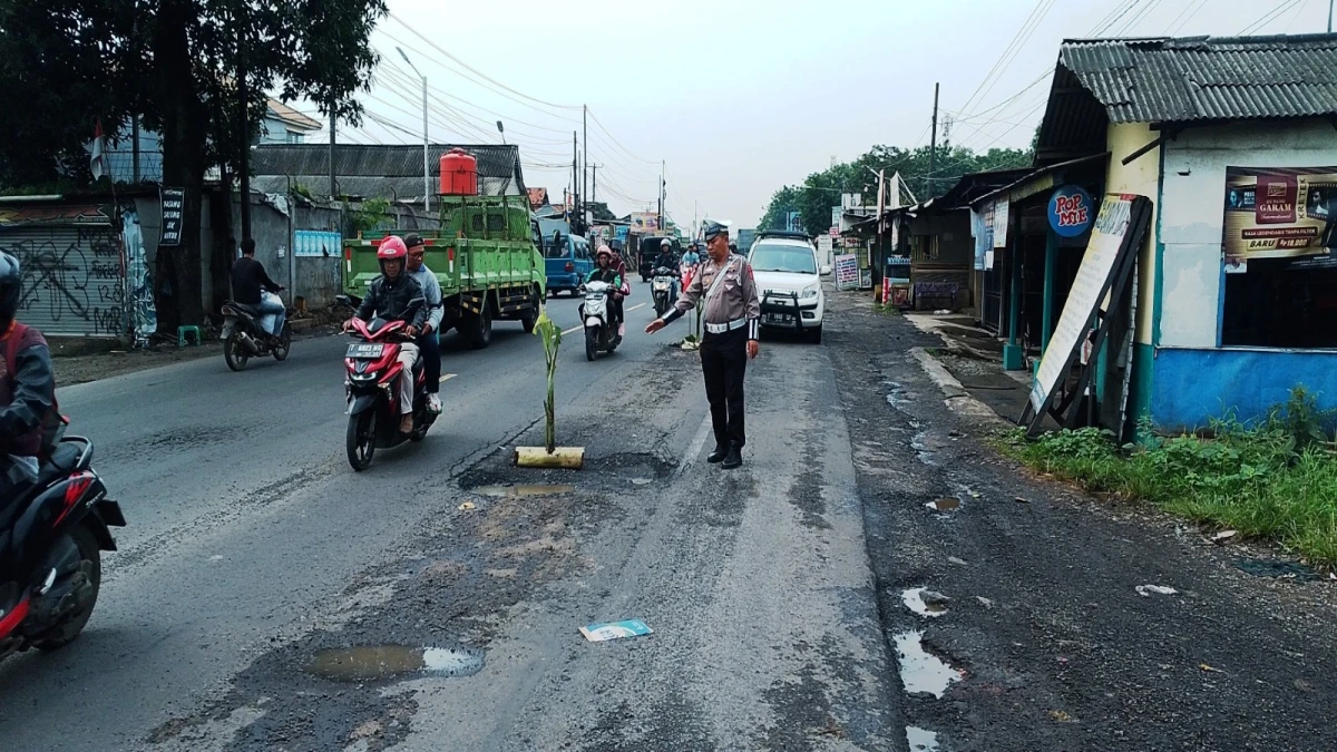 Satlantas Polres Purwakarta Survei Jalan Ruas Nasional