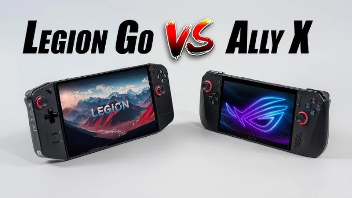 ASUS ROG Ally X vs Lenovo Legion Go: Perbandingan Dua Perangkat Gaming Portabel Terbaik 2025