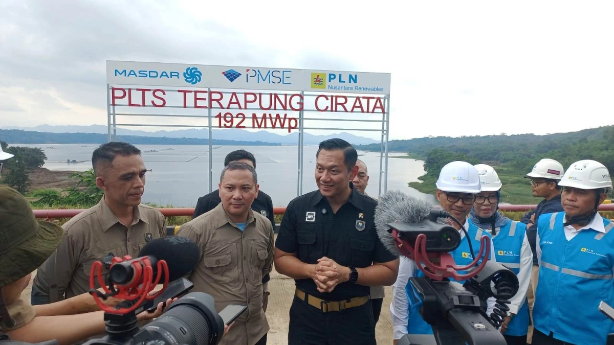 AHY: Era Energi Bersih, Langkah Menuju Kemandirian Energi, Tinjau PLTS Terapung Cirata di Purwakarta