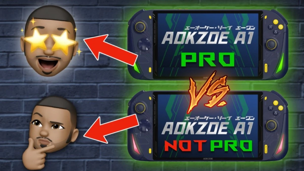 AOKZOE A1 vs AOKZOE A1 Pro: Perbandingan Handheld Gaming PC