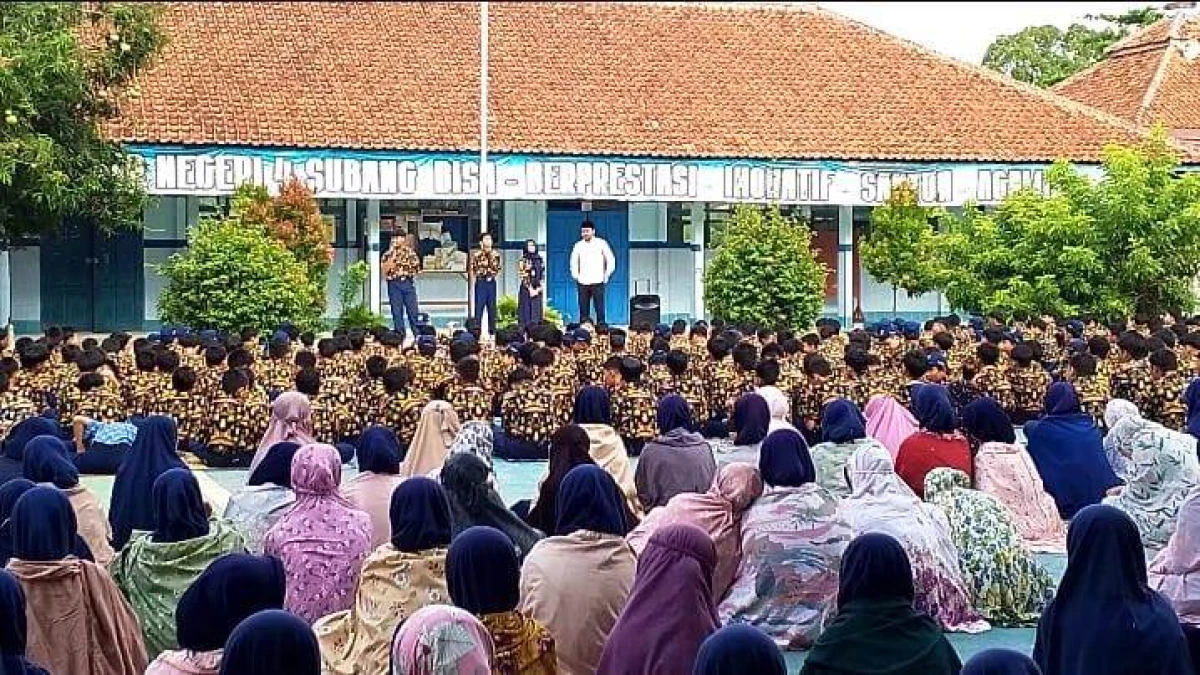 SMPN 4 Subang Dukung Implementasi Gerakan Tujuh Kebiasaan Positif
