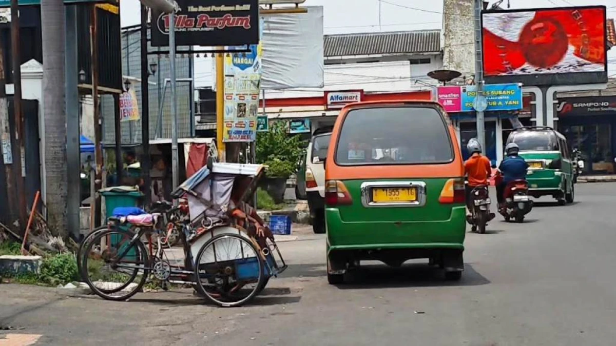 Angkot di Subang Semakin Terpinggirkan, Sopir Mengeluh, Penumpang Berkurang