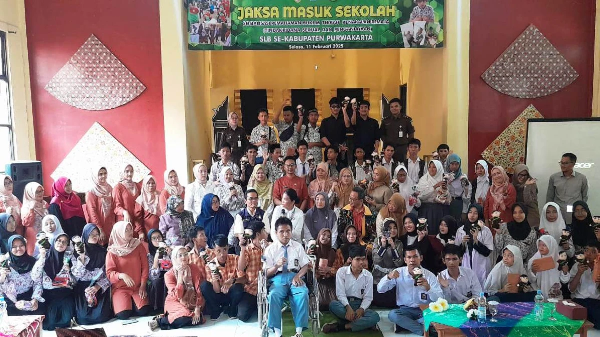 JMS ke SLB, Kejari Purwakarta Beri Pemahaman Hukum kepada Anak-Anak Luar Biasa