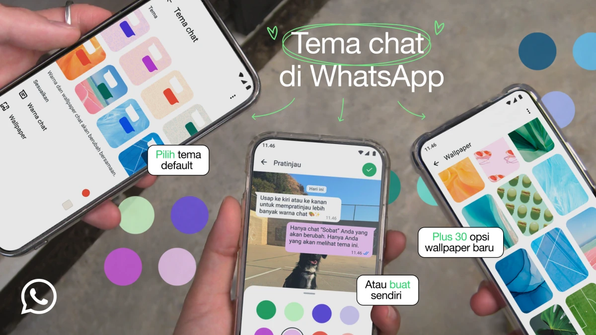WhatsApp Hadirkan Fitur Tema Chat, Begini Cara Menggunakannya