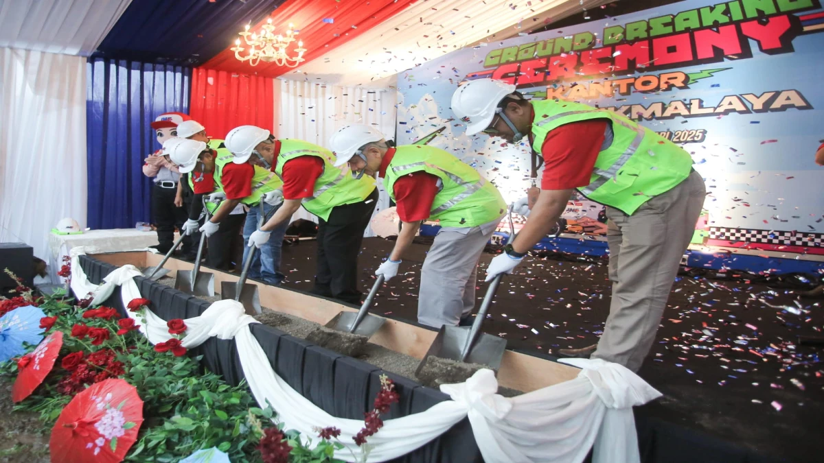 Tingkatkan Kualitas Layanan, JNE Tasikmalaya Bangun Gedung dan Kantor Baru