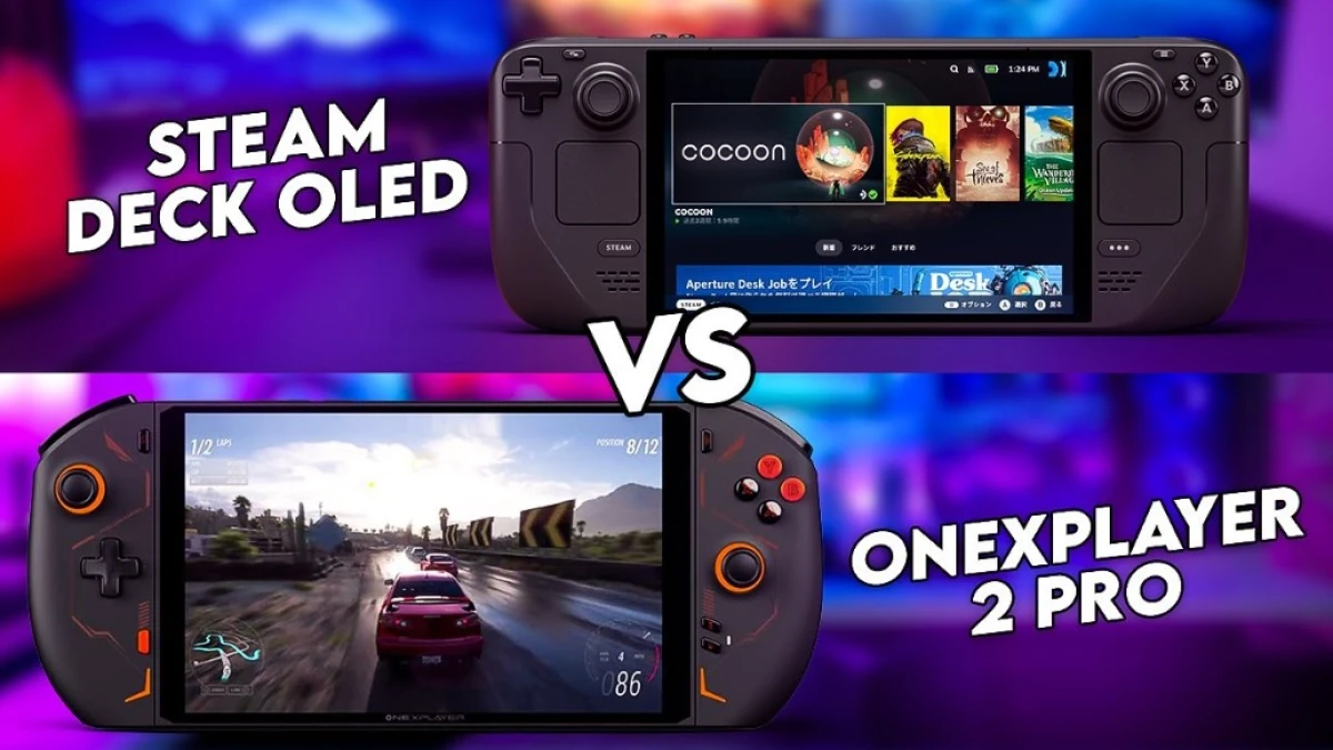 ONEXPLAYER 2 Pro vs Steam Deck OLED: Perbandingan Handheld Gaming PC Terbaik