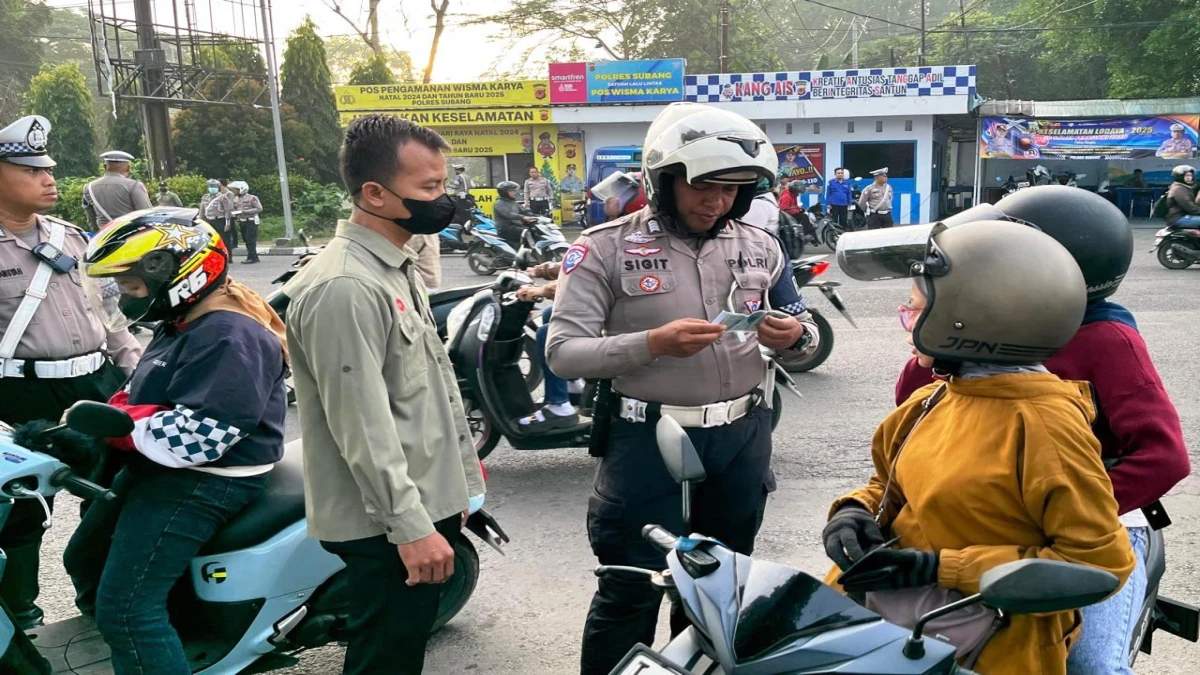 Samsat Subang Gencar Lakukan Pemeriksaan Pajak Kendaraan