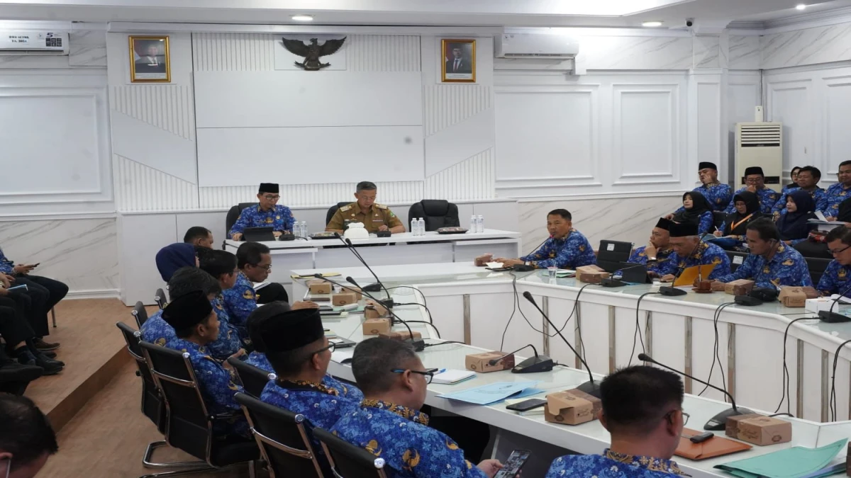 Sebelum Pelatikan Bupati Terpilih, Pj. Bupati Subang Sampaikan Hal Ini pada Para Kepala OPD