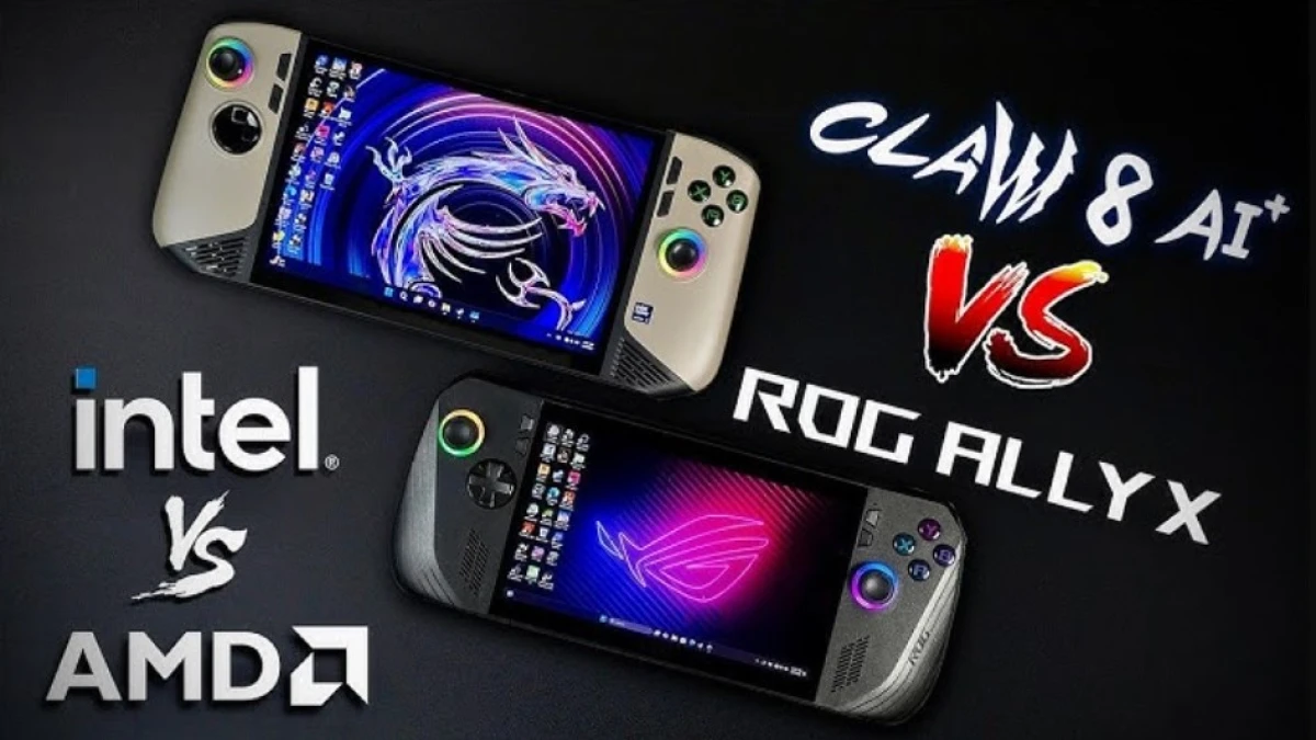 MSI Claw 8 AI+ dan ASUS ROG Ally X: Perbandingan Dua Konsol Gaming PC Terbaik 2025