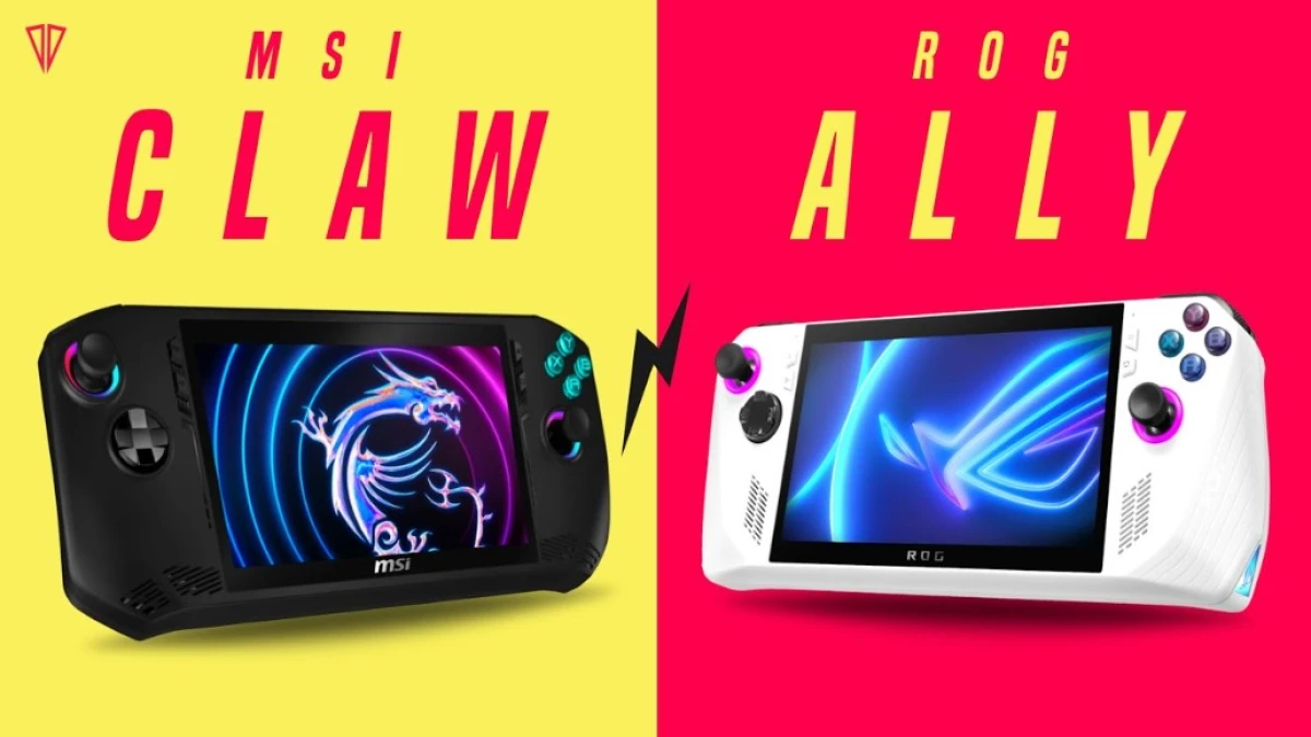 ROG Ally vs MSI Claw: Duel Handheld Gaming PC Terbaik 2025