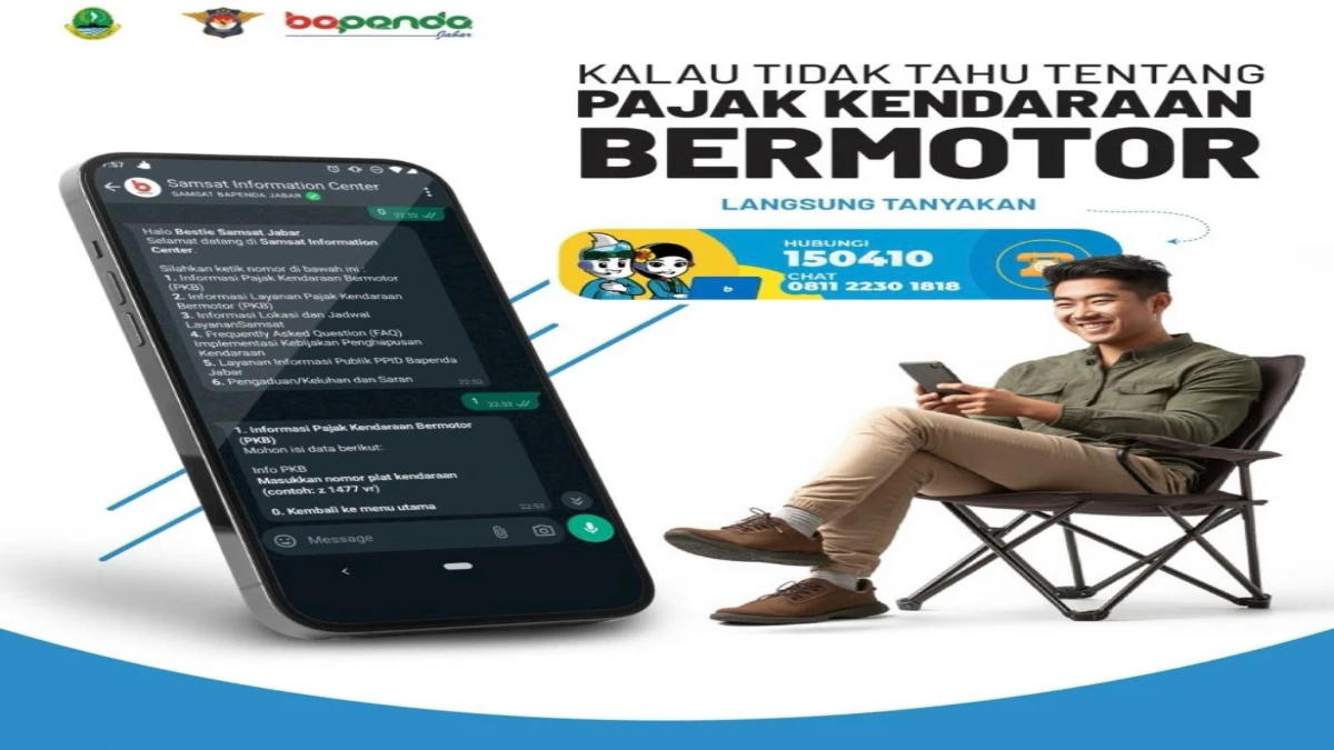 Bapenda Jabar Sediakan Layanan Informasi Pajak Kendaraan Melalui Samsat Information Center