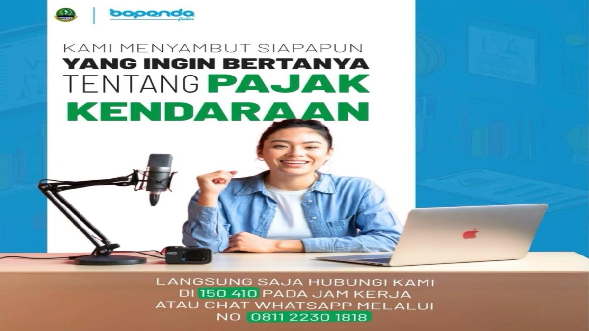 Bapenda Jabar Sediakan Layanan Informasi Pajak Kendaraan, Masyarakat Bisa Bertanya Langsung