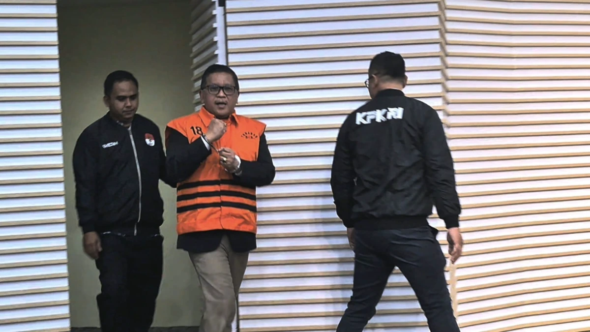 Resmi Ditahan, Hasto Kristiyanto Diperiksa KPK Selama 8 Jam dan Dicecar 62 Pertanyaan