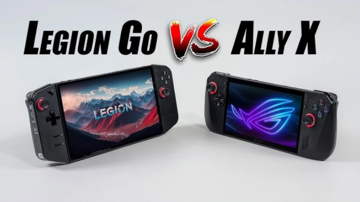 ROG Ally X vs Legion Go: Perbandingan Dua Perangkat Gaming Portabel Terbaik 2025
