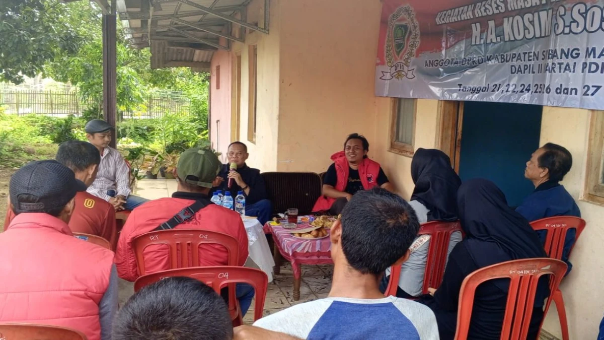Reses, Haji Kosim: Serap Aspirasi dan Komitmen untuk Selalu Hadir di Tengah Masyarakat