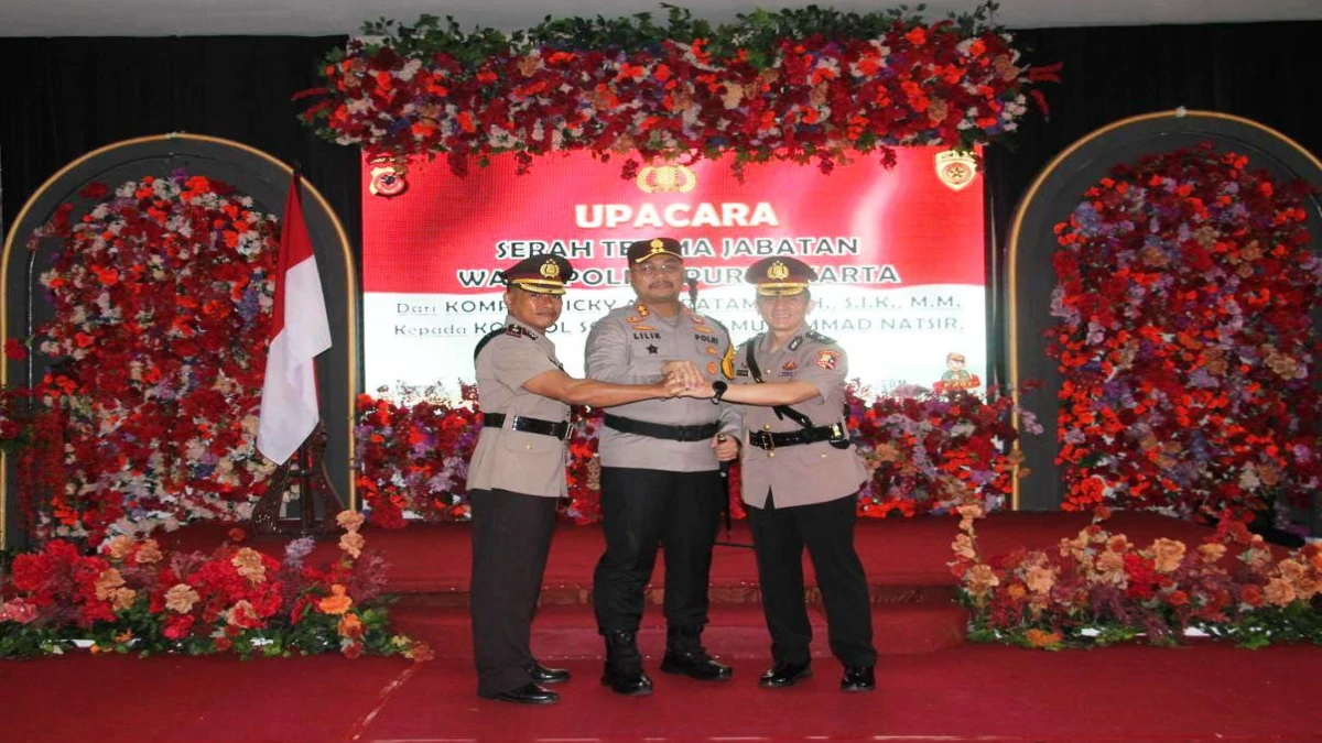 Jabatan Wakapolres Purwakarta Diserahterimakan