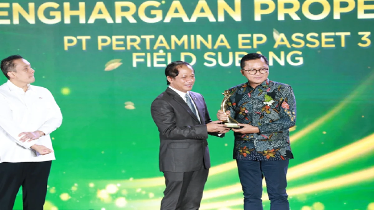 Pertamina EP Subang Field Raih Proper Emas, Tambun Field Raih Proper Hijau