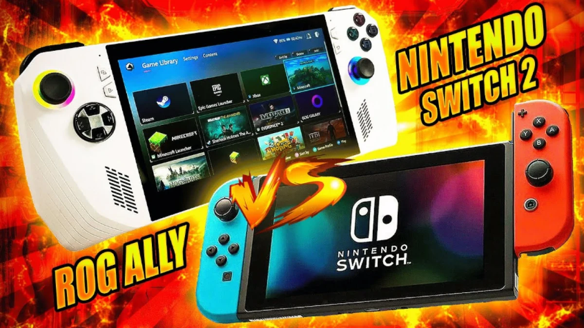 Nintendo Switch 2 vs ASUS ROG Ally X: Duel Konsol Game Portabel Terbaru 2025