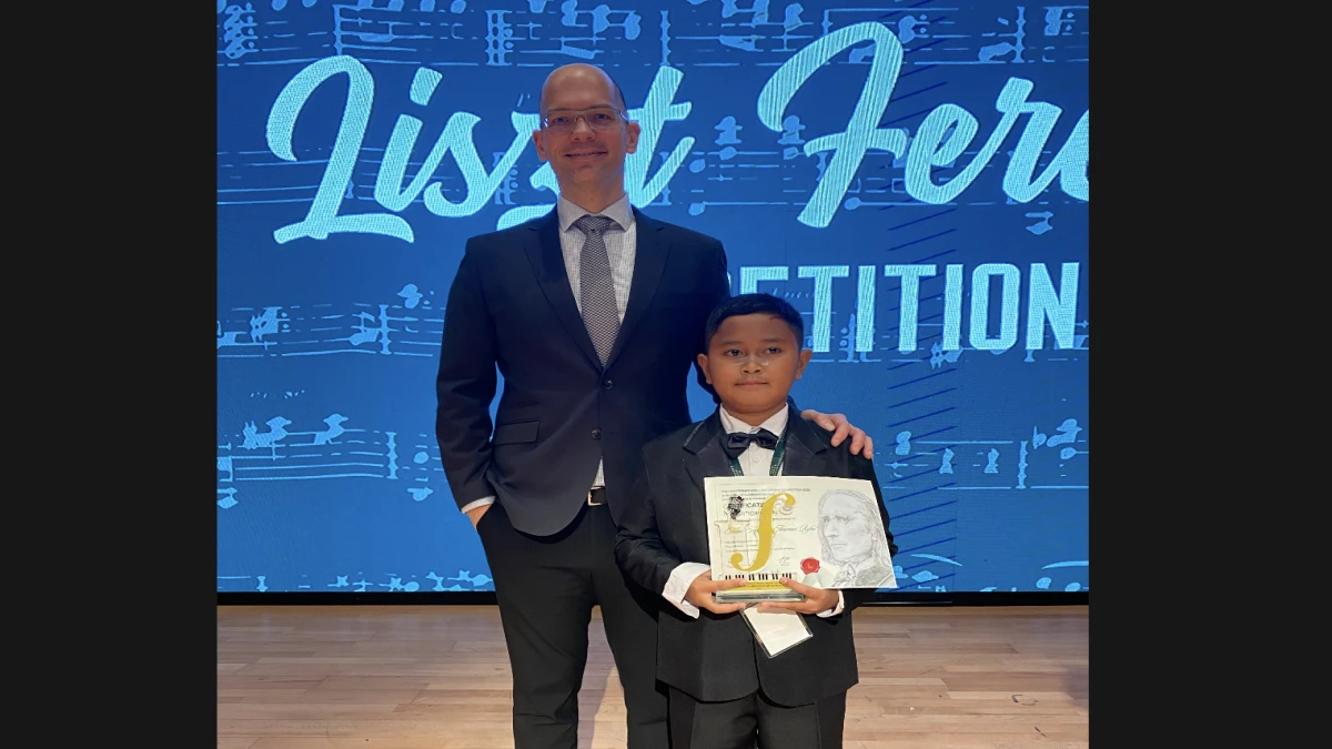 Ungguli 100 Peserta dari Berbagai Negara, Nino Jawara The VIII International Competition Liszt Ferenc in Malaysia Preliminary 2025