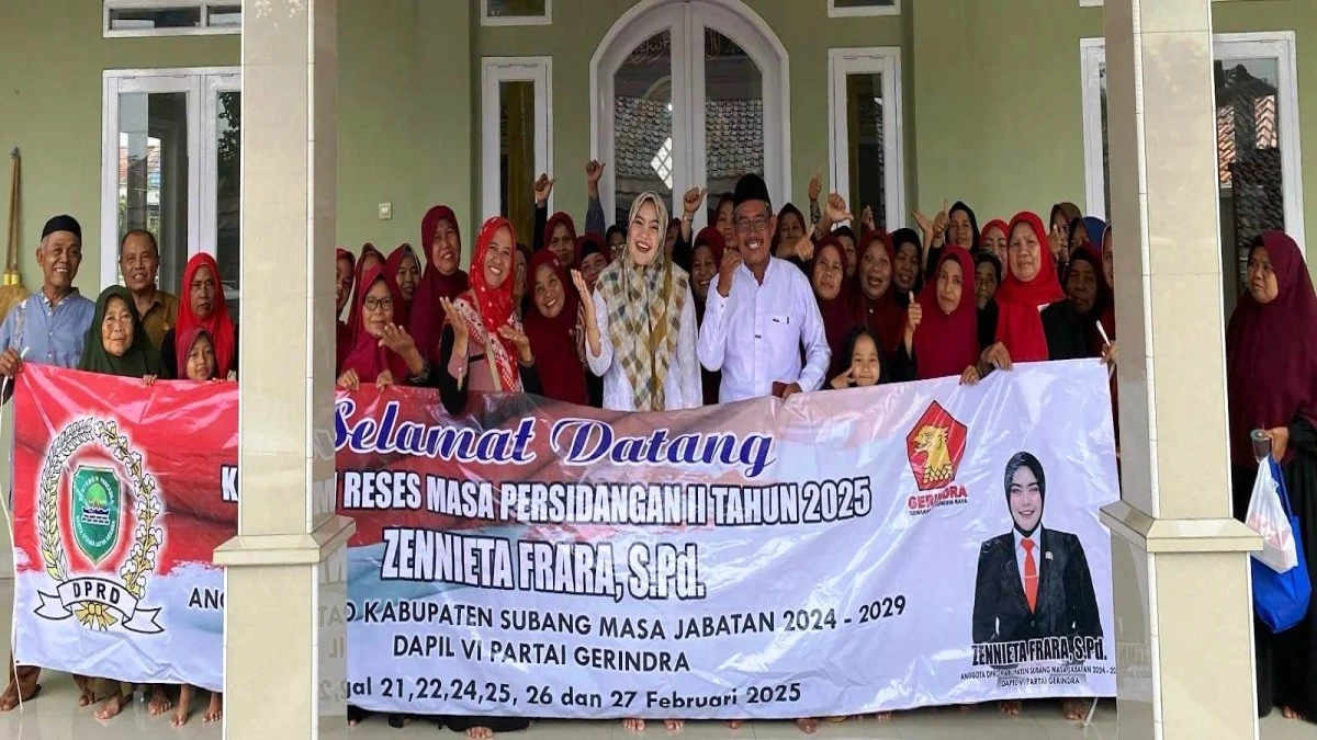 Anggota DPRD Kabupaten Subang, Zennieta Serap Aspirasi Warga Pagaden