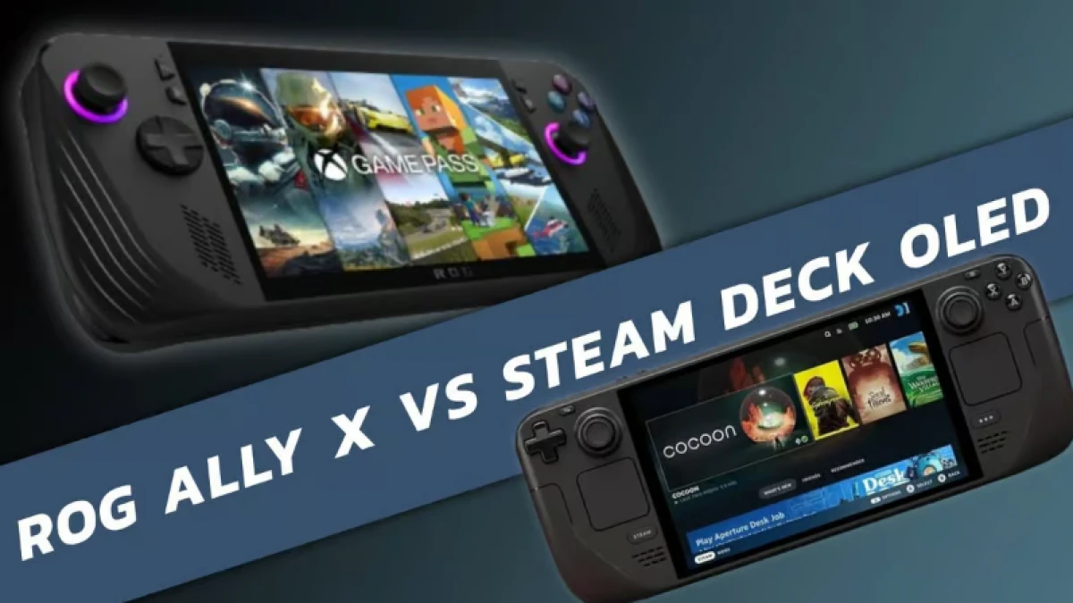 Perbandingan ROG Ally X dan Steam Deck OLED: Dua Perangkat Gaming Handheld Terbaru