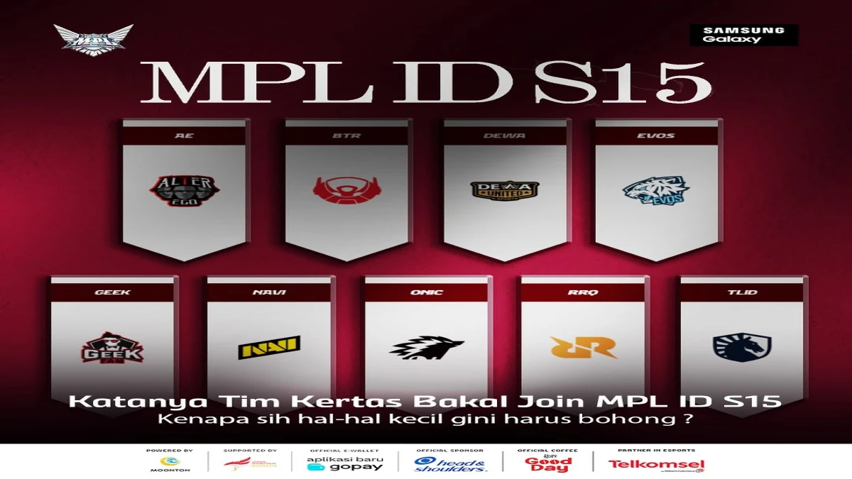 Jadwal Lengkap MPL ID S15 dari Week 1-9, Dimulai 7 Maret 2025