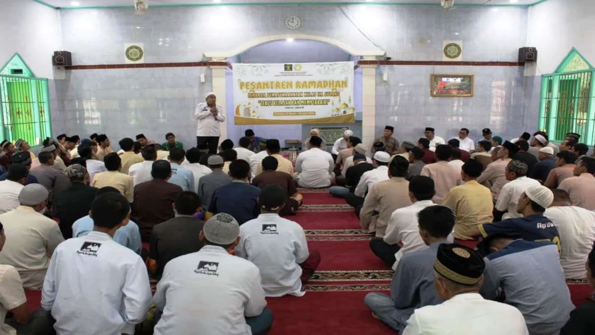 Warga Binaan Lapas Kelas II A Subang Ikuti Pesantren Ramadan