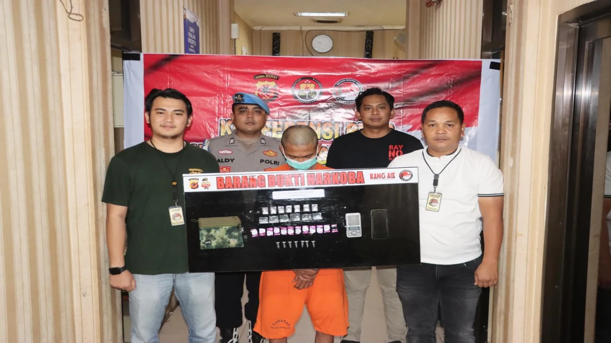 Polres Subang Amankan Pelaku Penyalahgunaan Narkotika Jenis Sabu