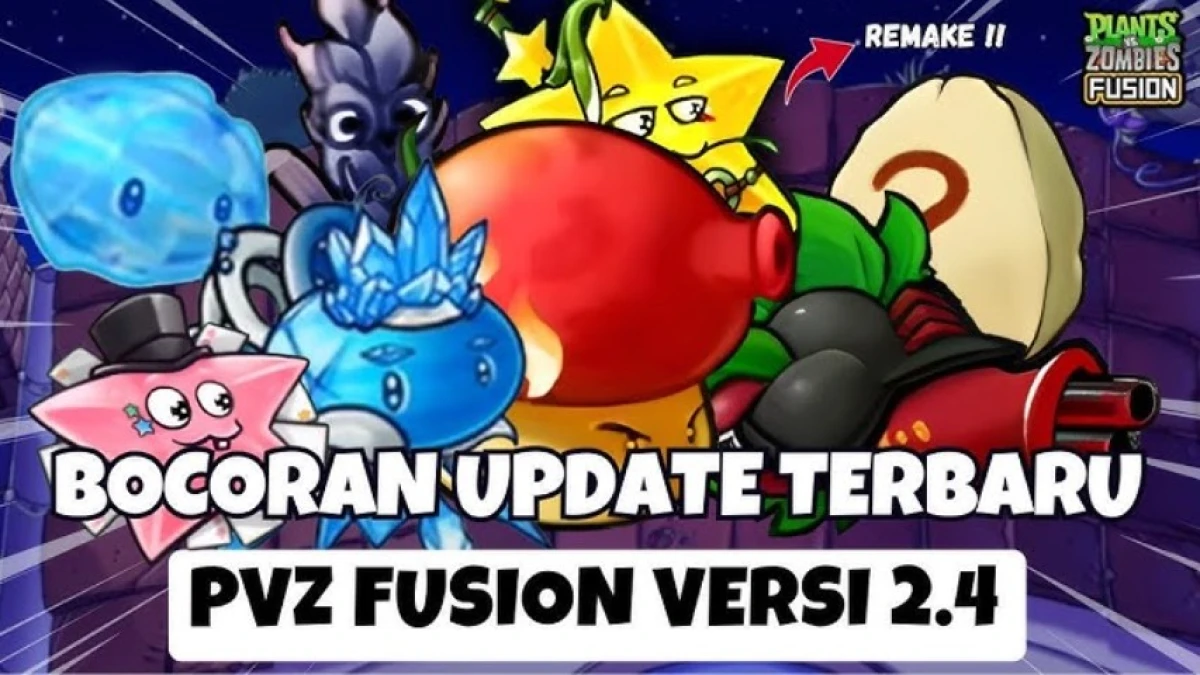 Bocoran Tanaman Baru di Update PVZ Fusion 2.4: Ada Jamur Semprot Api & KING Blover Gatling Cherry!