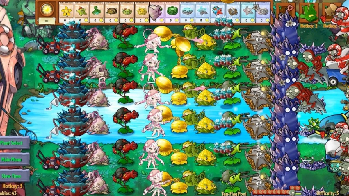 7 Kombinasi Tanaman Terkuat di Game Plants vs Zombies Fusion 2.3.1