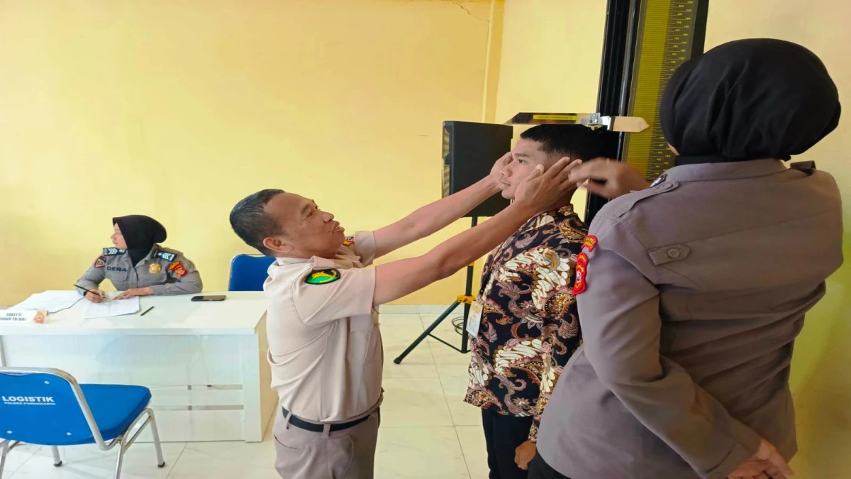 164 Calon Anggota Polri Ikut Seleksi Rikmin di Mapolres Purwakarta