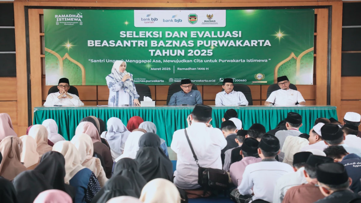628 Santri Ikut Seleksi Beasantri Baznas Purwakarta 2025