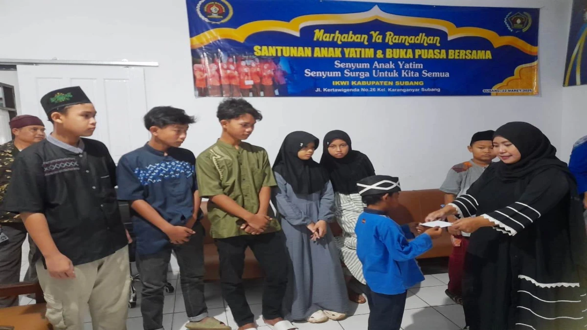 Berkah Ramadan, IKWI Subang Santuni Anak Yatim