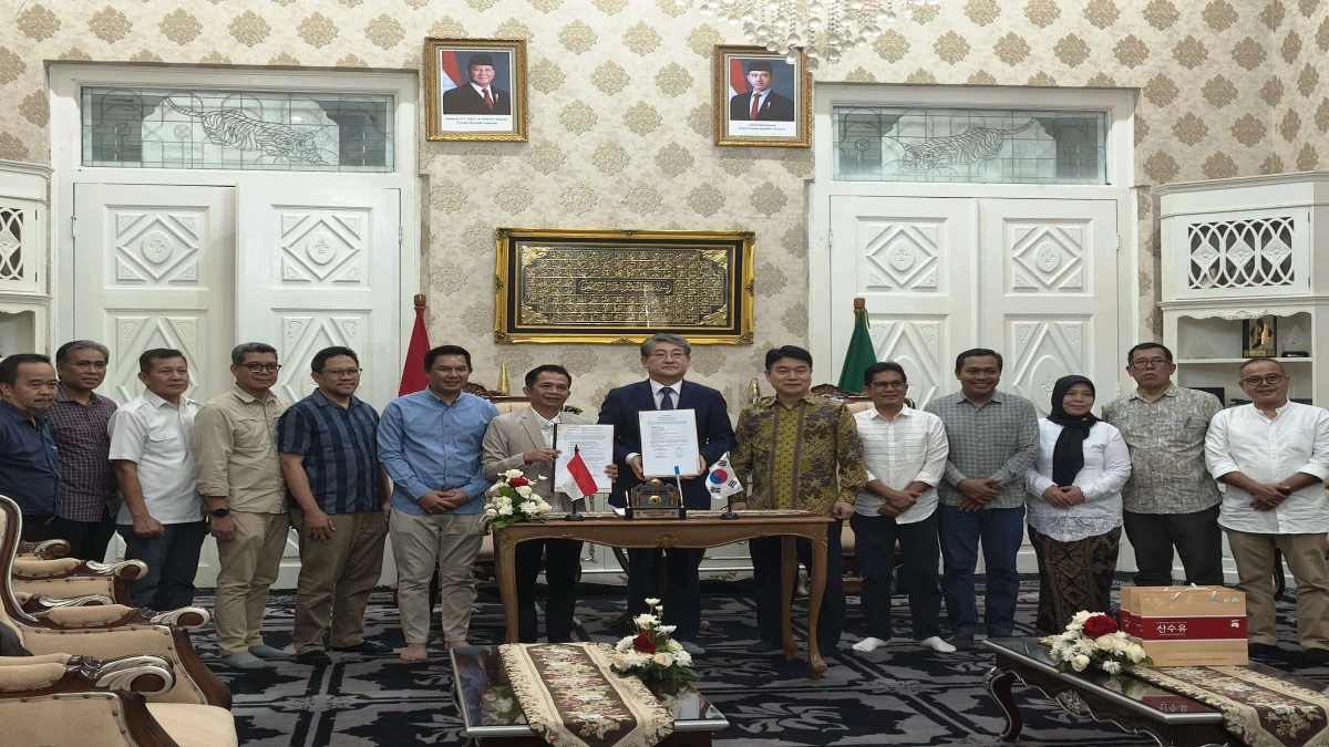 Jajaki Kerja Sama Sister City dengan Gurye, Om Zein Temui Bupati Asal Korea Selatan