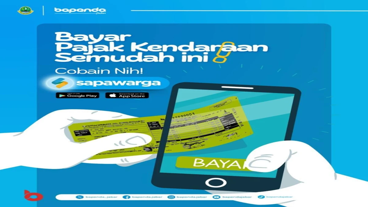 Kemudahan Bayar Pajak Kendaraan di Jawa Barat dengan Aplikasi Sapawarga