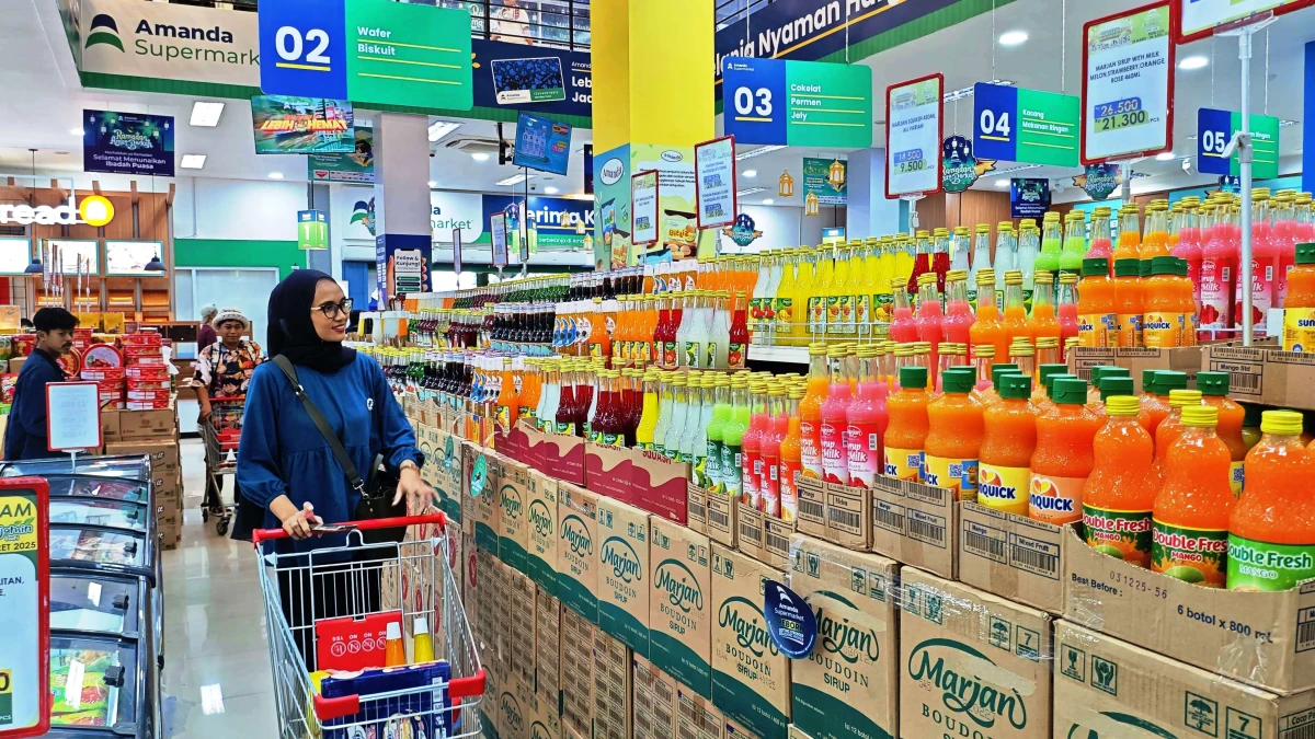Amanda Supermarket Jual Produk Lebaran dengan Harga Terjangkau