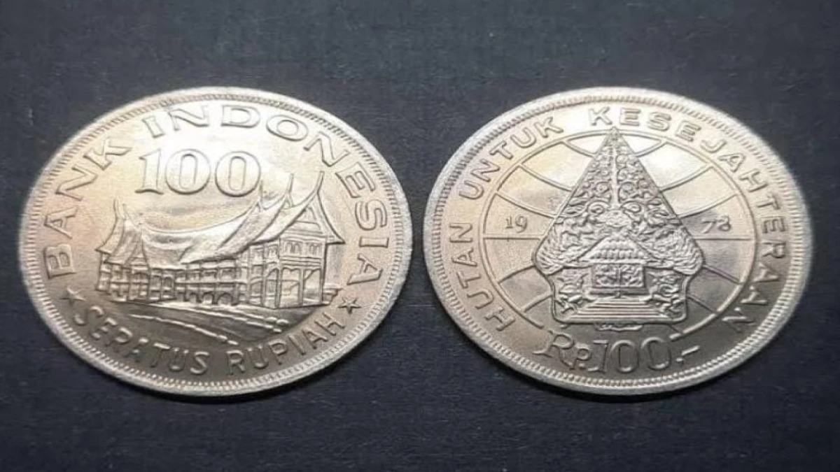 Berapa Harga Uang Koin 100 Rupiah Tahun 1978 Gambar Wayang? Cek Daftar Harganya Disini!