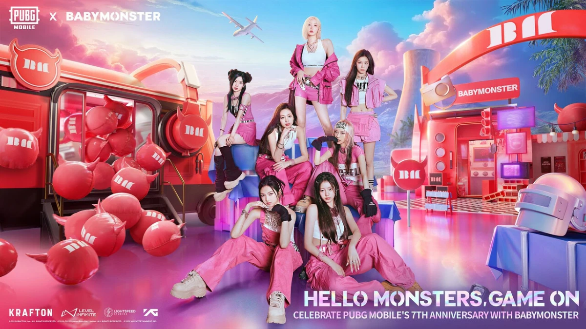BABYMONSTER Hadir di PUBG Mobile, Ada Tarian K-pop Saat Menang